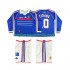Maglia Francia ZINANE 10 Retro Bambino Casa Divisa 1998 Manica Lunga