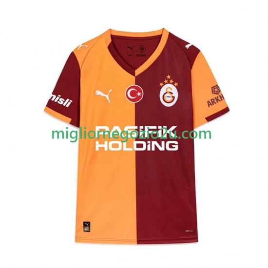Maglia Galatasaray Uomo Casa Divisa 2025-2026 Manica Corta