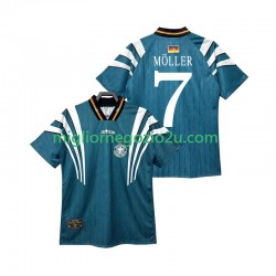 Maglia Germania MOLLER 7 1996 Retro Uomo Trasferta Divisa Manica Corta