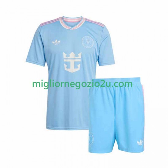 Maglia Inter Miami Bambino Terza Divisa 2025-2026 Manica Corta