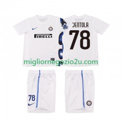 Maglia Inter Milan VENTOLA 78 Retro Bambino Trasferta Divisa 2011 2010 Manica Corta