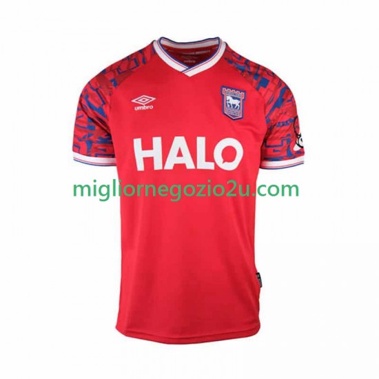 Maglia Ipswich Town Uomo Trasferta Divisa 2025-2026 Manica Corta