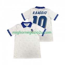 Maglia Italia Roberto Baggio 10 Retro Uomo Trasferta Divisa 1994 Manica Corta