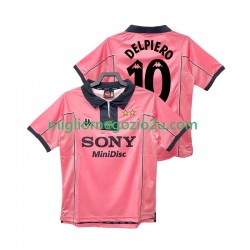 Maglia Juventus DEL PIER0 10 1997 Retro Uomo Trasferta Divisa 1998 Manica Corta
