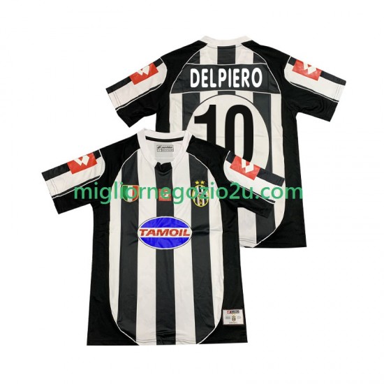 Maglia Juventus DEL PIERO 10 2003 Retro Uomo Casa Divisa 2002 Manica Corta