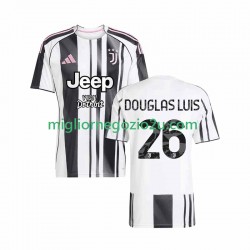 Maglia Juventus Douglas Luiz 26 Uomo Casa Divisa 2025-2026 Manica Corta