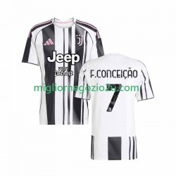 Maglia Juventus Francisco Conceicao 7 Uomo Casa Divisa 2025-2026 Manica Corta