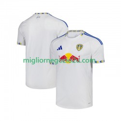 Maglia Leeds United Uomo Casa Divisa 2025-2026 Manica Corta