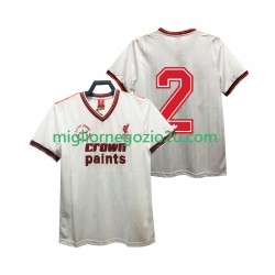 Maglia Liverpool 2 1985 1986 Retro Uomo Trasferta Divisa Manica Corta