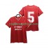 Maglia Liverpool 5 1985 1986 Retro Uomo Casa Divisa Manica Corta