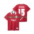 Maglia Liverpool BERGER 15 1996 Retro Uomo Casa Divisa 1998 Manica Corta