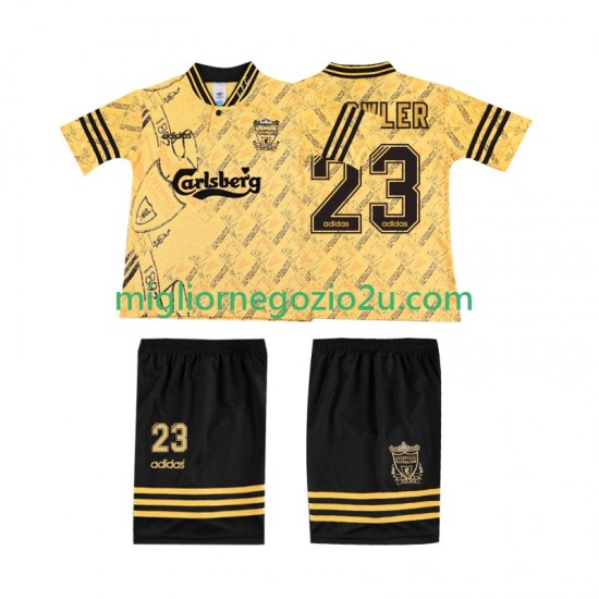 Maglia Liverpool FOWLER 23 LWP 1996 Retro Bambino Terza Divisa 1994 Manica Corta