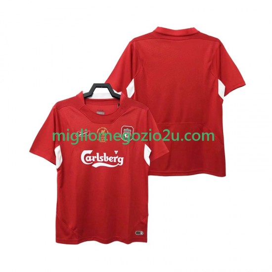 Maglia Liverpool 2005 Retro Uomo Casa Divisa 2004 Manica Corta