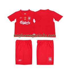 Maglia Liverpool LWP 2005 Retro Uomo Casa Divisa 2004 Manica Corta