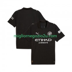 Maglia Manchester City Uomo Trasferta Divisa 2025-2026 Manica Corta