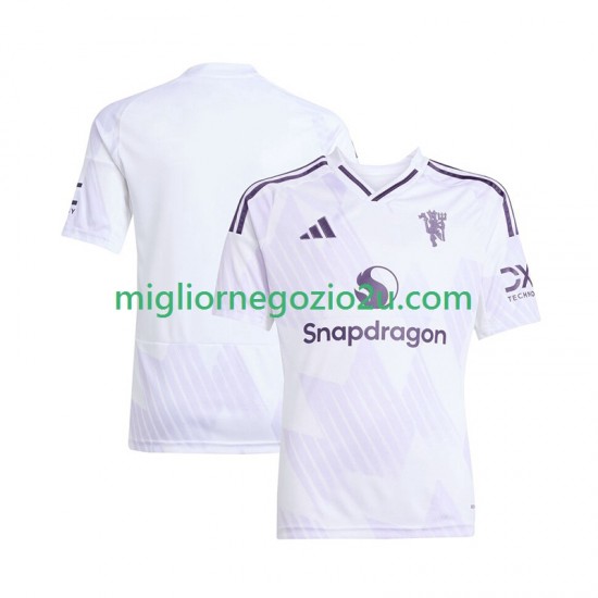 Maglia Manchester United Uomo Trasferta Divisa 2025-2026 Manica Corta