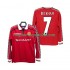 Maglia Manchester United BECKHAM 7 Retro Uomo Casa Divisa 1998 1999 Manica Lunga