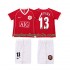 Maglia Manchester United J.S.PARK 13 2007 Retro Bambino Casa Divisa 2006 Manica Corta