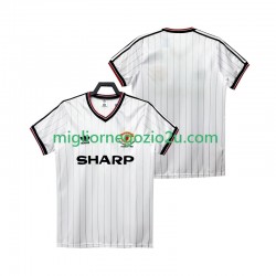 Maglia Manchester United 1983 1984 Retro Uomo Trasferta Divisa Manica Corta
