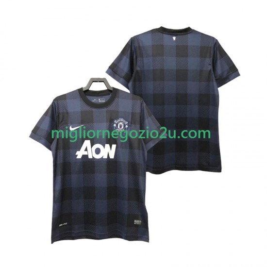 Maglia Manchester United 2013 2014 Retro Uomo Trasferta Divisa Manica Corta