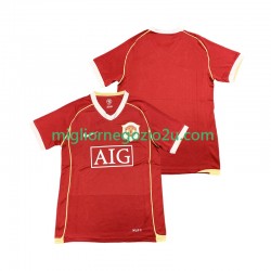 Maglia Manchester United 2007 Retro Uomo Casa Divisa 2006 Manica Corta