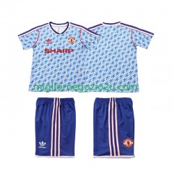 Maglia Manchester United 1990 1992 Retro Bambino Trasferta Divisa Manica Corta