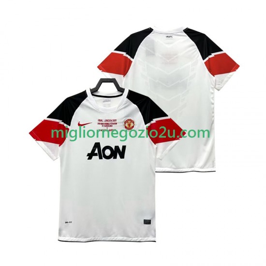 Maglia Manchester United Champions League 2012 Retro Uomo Terza Divisa 2011 Manica Corta