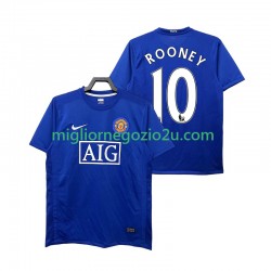 Maglia Manchester United Rooney 10 2009 Retro Uomo Terza Divisa 2008 Manica Corta