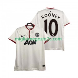 Maglia Manchester United Rooney 10 2013 2014 Retro Uomo Terza Divisa Manica Corta