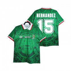 Maglia Messico HERNANDEZ 15 Retro Uomo Casa Divisa 1998 Manica Corta