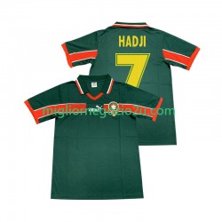 Maglia Marocco HADJI 7 Retro Uomo Casa Divisa 1998 Manica Corta
