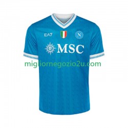 Maglia Napoli Uomo Casa Divisa 2025-2026 Manica Corta