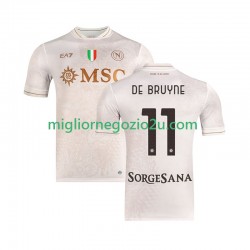 Maglia Napoli Kevin De Bruyne 11 Uomo Trasferta Divisa 2025-2026 Manica Corta