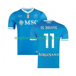 Maglia Napoli Kevin De Bruyne 11 Uomo Casa Divisa 2025-2026 Manica Corta