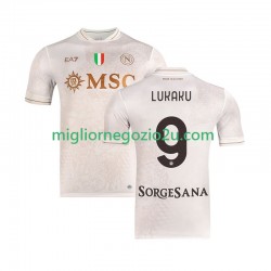 Maglia Napoli Romelu Lukaku 9 Uomo Trasferta Divisa 2025-2026 Manica Corta
