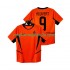Maglia Paesi Bassi KLUIVERT 9 Retro Uomo Casa Divisa 2002 Manica Corta