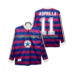 Maglia Newcastle United ASPRILLA 11 1995 1997 Retro Uomo Trasferta Divisa Manica Lunga
