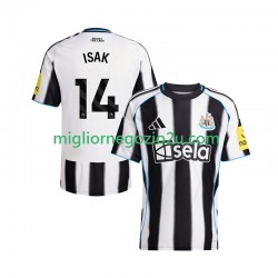 Maglia Newcastle United Alexander Isak 14 Uomo Casa Divisa 2025-2026 Manica Corta