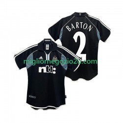 Maglia Newcastle United BARTON 2 2000 2001 Retro Uomo Trasferta Divisa Manica Corta
