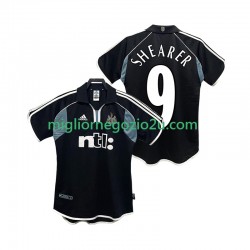 Maglia Newcastle United SHEARER 9 2000 2001 Retro Uomo Trasferta Divisa Manica Corta