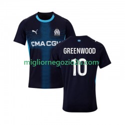 Maglia Olympique de Marseille Mason Greenwood 10 Uomo Trasferta Divisa 2025-2026 Manica Corta