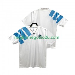 Maglia Olympique de Marseille 1992 1993 Retro Uomo Casa Divisa Manica Corta