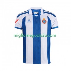Maglia RCD Espanyol Uomo Casa Divisa 2025-2026 Manica Corta