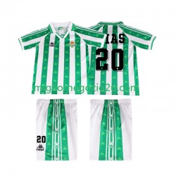 Maglia Real Betis Tomas Olias 20 1996 1997 Retro Bambino Casa Divisa Manica Corta