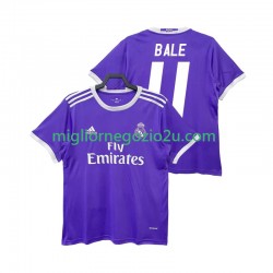 Maglia Real Madrid BALE 11 2016 2017 Retro Uomo Trasferta Divisa Manica Corta