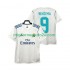 Maglia Real Madrid BENZEMA 9 2017 2018 Retro Uomo Casa Divisa Manica Corta