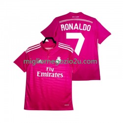 Maglia Real Madrid Cristiano Ronaldo 7 2014 2015 Retro Uomo Trasferta Divisa Manica Corta