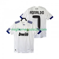 Maglia Real Madrid Cristiano Ronaldo 7 Retro Uomo Casa Divisa 2011 2010 Manica Corta