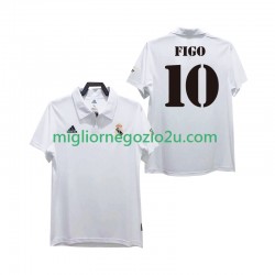 Maglia Real Madrid FIGO 10 2003 Retro Uomo Casa Divisa 2002 Manica Corta