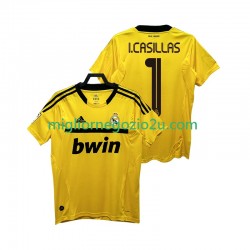 Maglia Real Madrid I.CASILLAS 1 2012 Portiere Retro Uomo Casa Divisa 2011 Manica Corta
